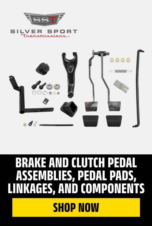 Brake and Clutch Pedal Assemblies, Pedal Pads, Linkages, and Components