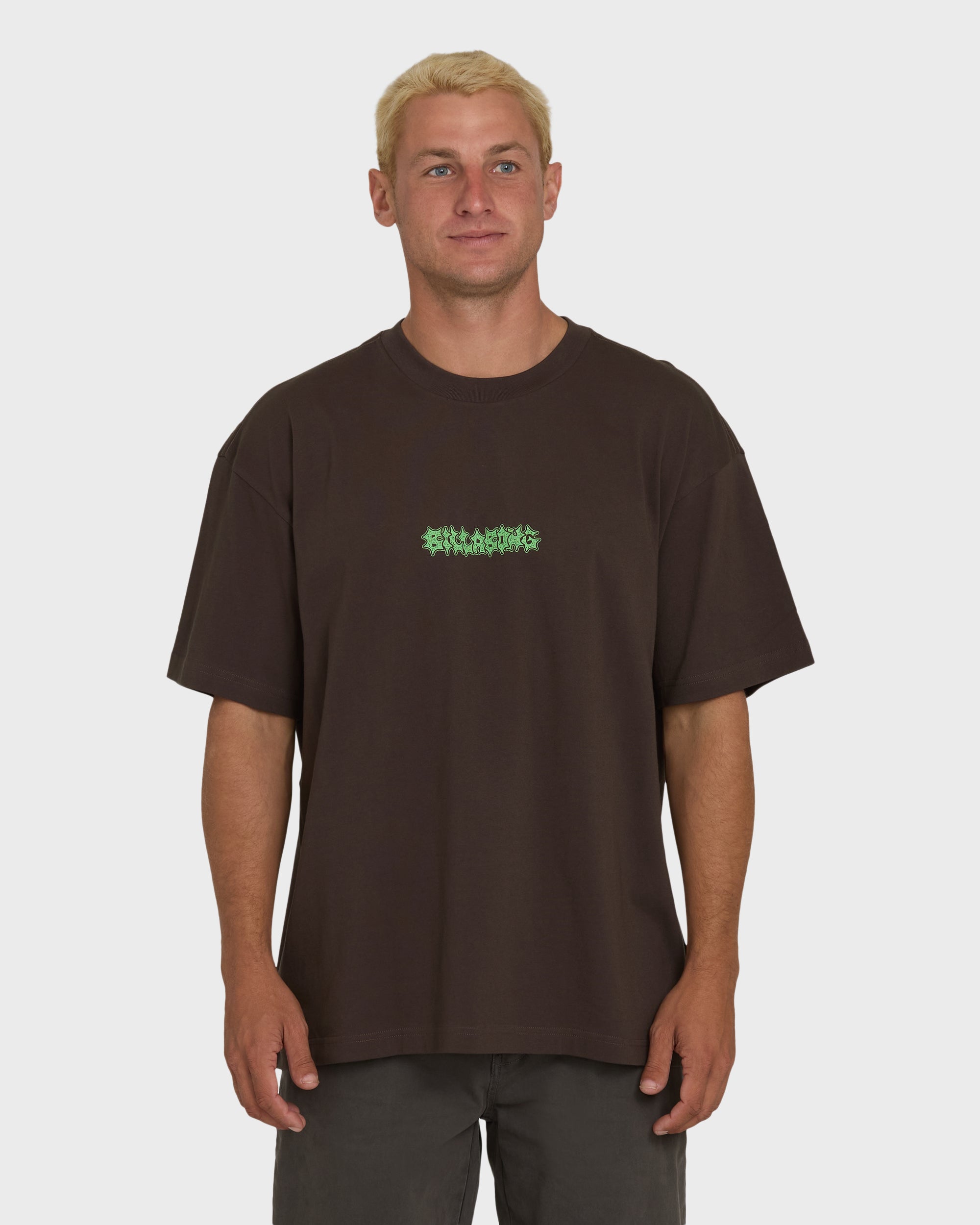 Image of Marrow OG Short Sleeve Knit T-Shirt - Chocolate Brown