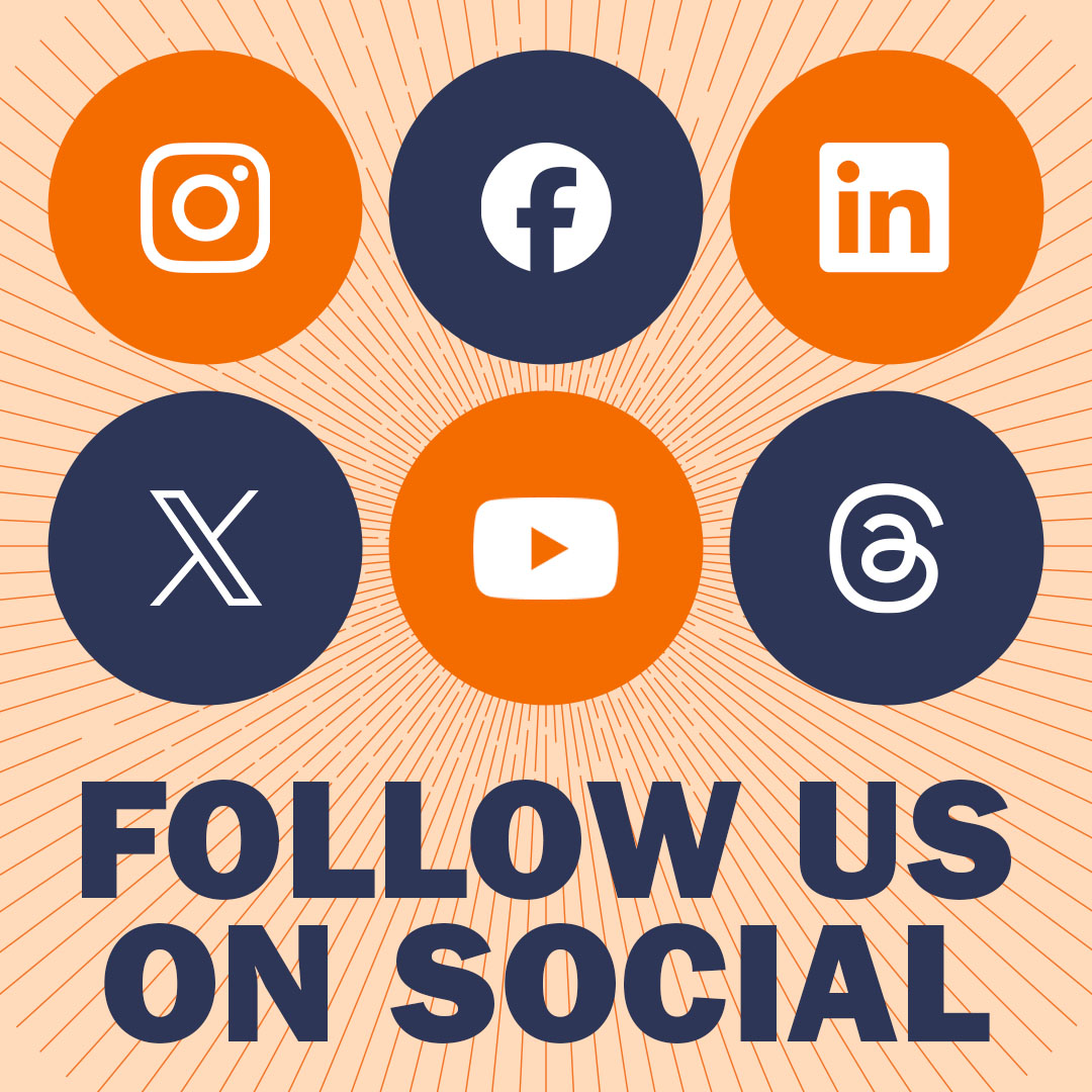 Follow Us on Social Media