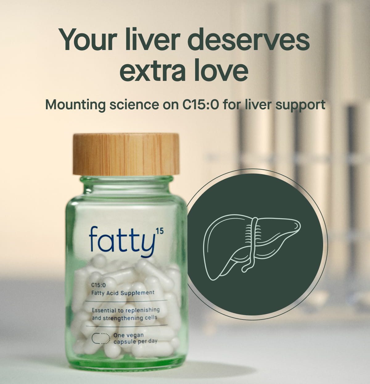 Your liver deserves extra love. Mounting science on C15:0 for liver support