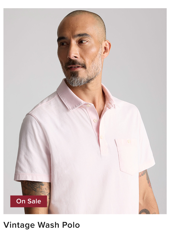 On Sale: Vintage Wash Polo