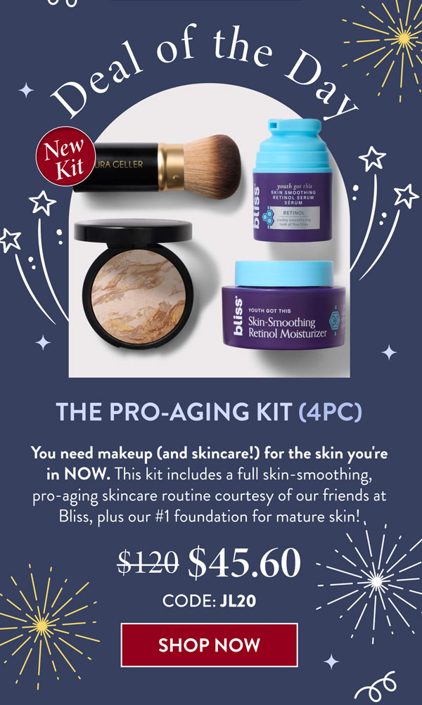 Deal of the Day | The Pro-Aging Kit (4PC) | Shop now