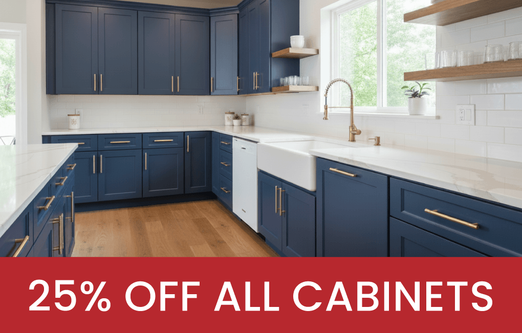 25% off all cabinets
