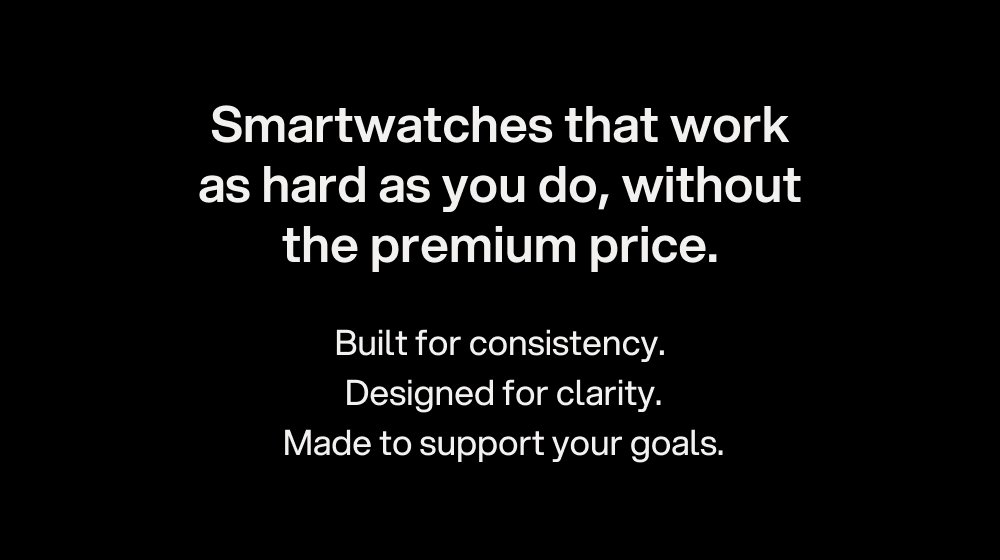 Smartwatches that work as hard as you do, without the premium price.