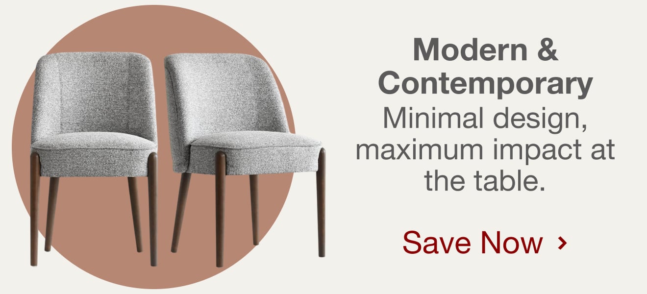 Save on Modern and Contemporary Dining Furniture
