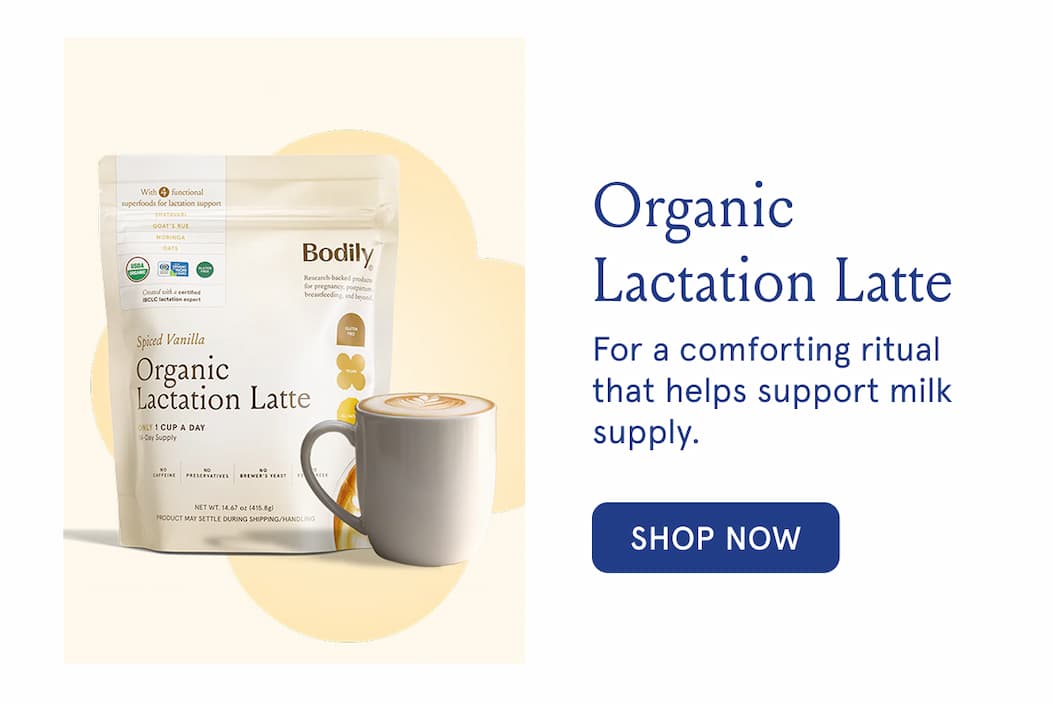 Organic Lactation Latte. For a comforting ritual that helps support milk supply.