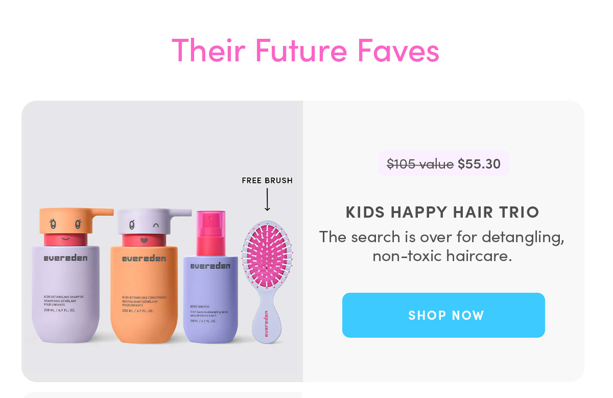 Kids Happy Hair Trio