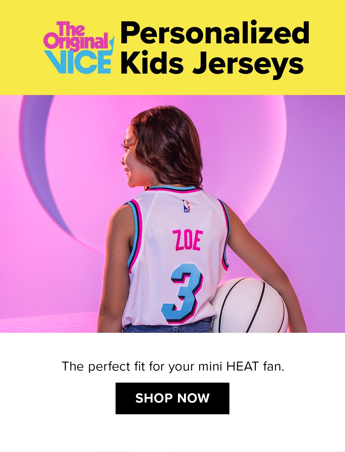 The Original Vice Personalized Jerseys for Kids | Shop Now