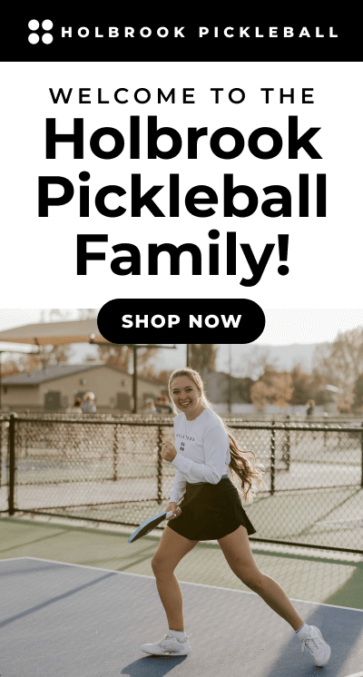 Welcome to the Holbrook Pickleball Family! Designing elite level pickleball paddles that help you take your game to the next level is our specialty. Stay, shop around and find which paddle best suits your skill set. Also, remember to rely “Y” when you get a SMS text. Remember to use code FIRST10. SHOP NOW