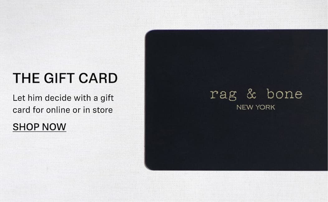 Let him decide with a gift card for online or in store 