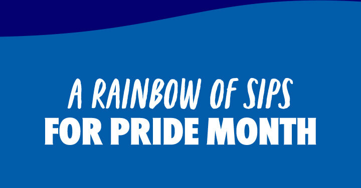 A rainbow of sips for pride month