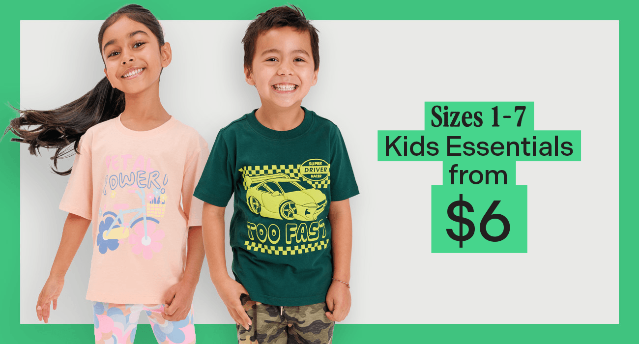 Kids Size 1-7 Essentials