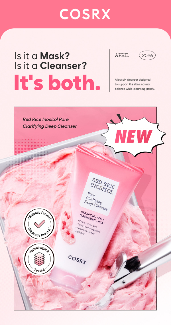 Pink MAsk to Foam Cleanser
