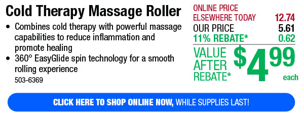 Cold Therapy Massage Roller - Free Shipping To Store!