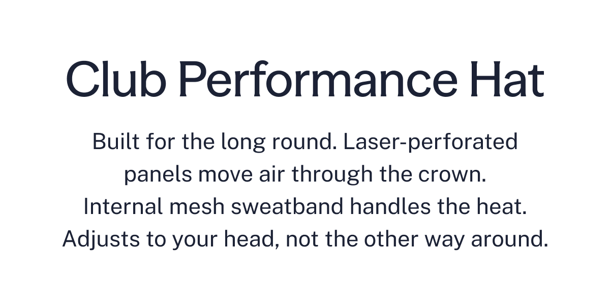 Club Performance Hat