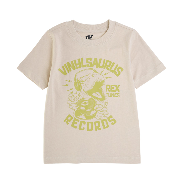 Little Kids' Short Sleeve Puff Print Essential Tee