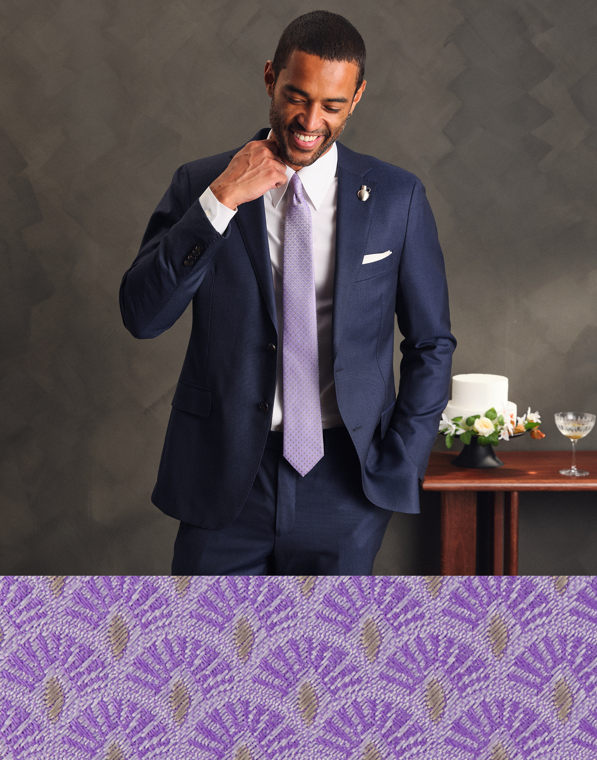 Purple Ties Grid