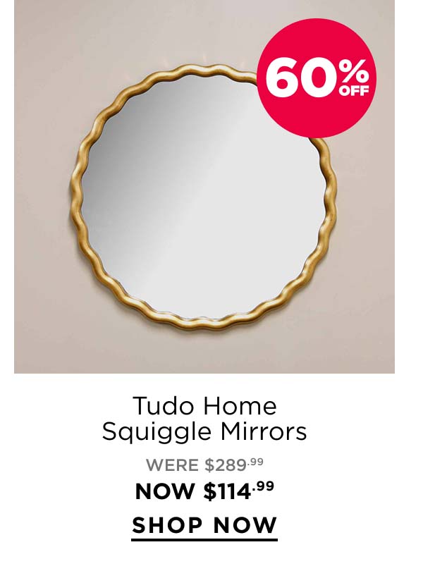 Tudo Home Squiggle Mirrors 