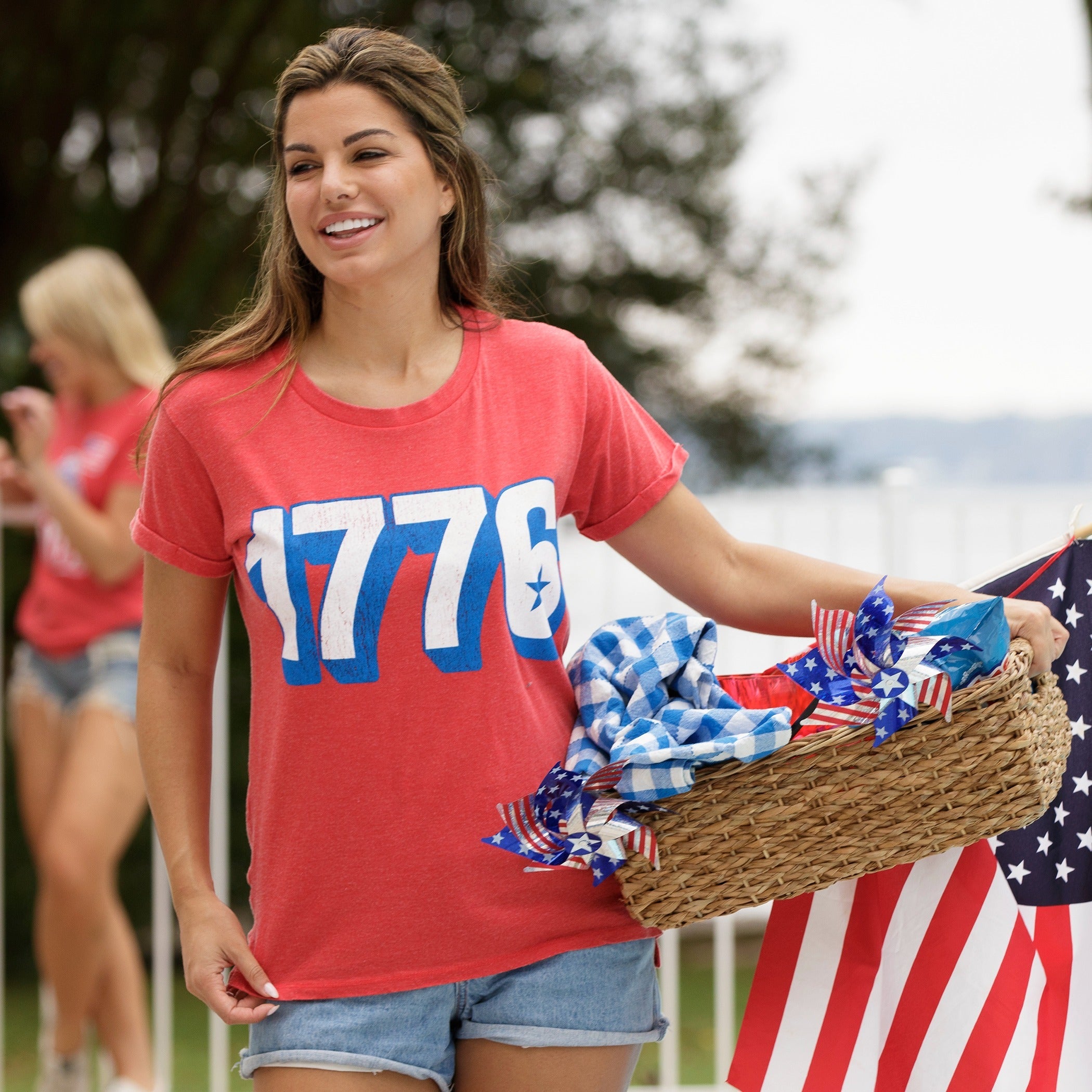 Image of 1776 Vintage Washed Boyfriend Tee