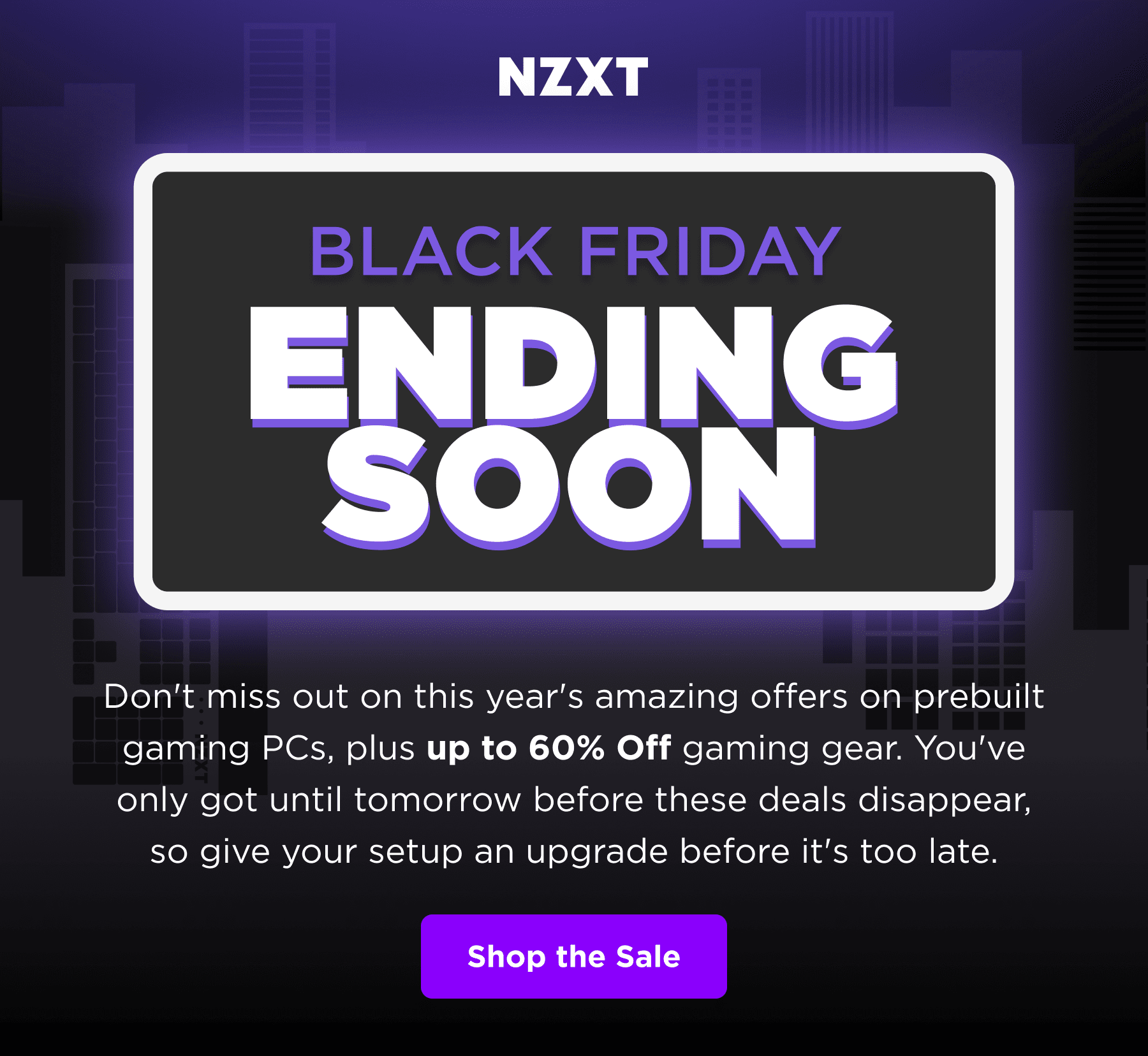 nzxt - black friday ending soon - shop the sale