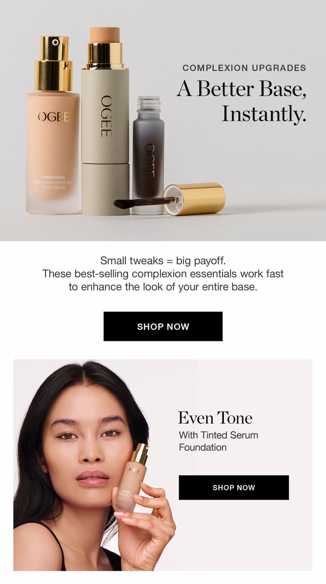 COMPLEXION UPGRADES | A Better Base, Instantly.
