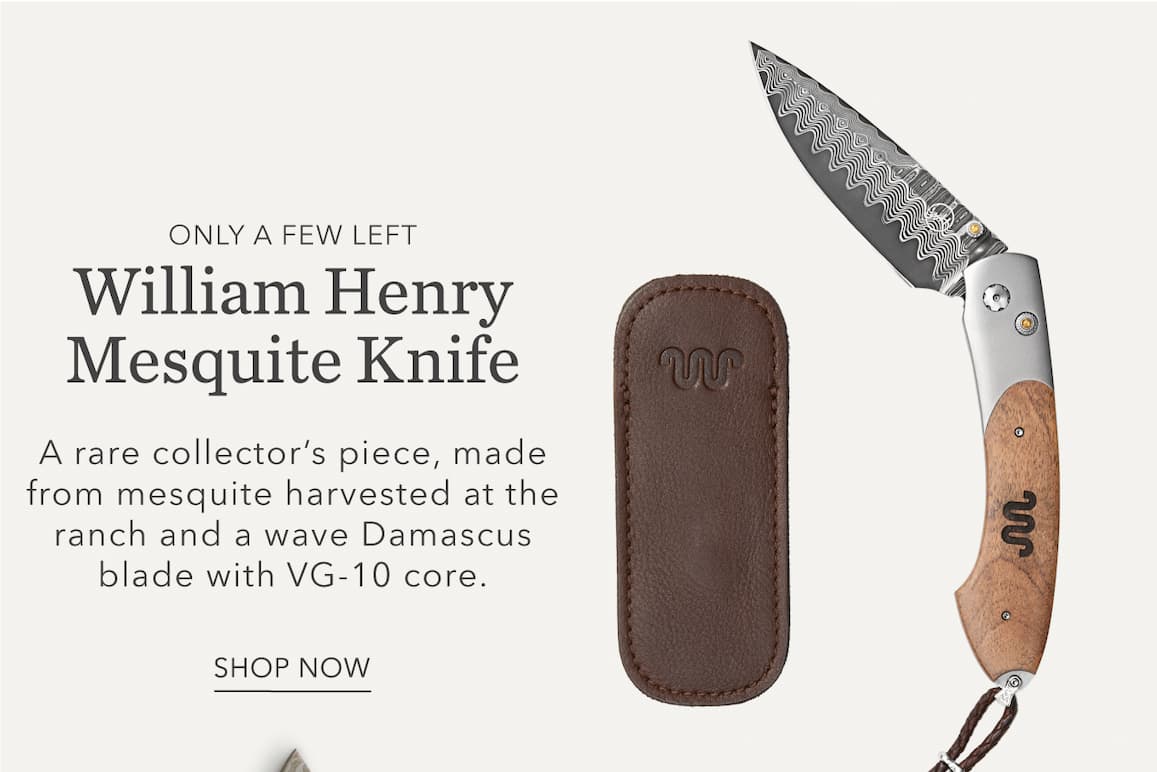 King Ranch X William Henry Mesquite Knife