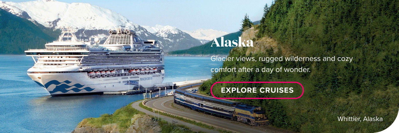 Alaska. Glacier views, rugged wilderness and cozy comfort after a day of wonder. Explore Cruises.