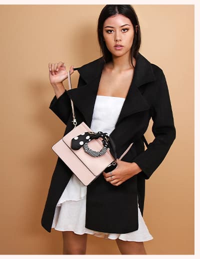 Ex-Boyfriend Wool Blend Oversized Jacket - Black