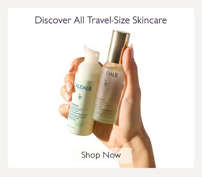 Discover all travel size skincare
