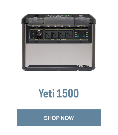 Shop Yeti 1500 + Nomad 200 Solar Generator