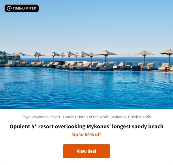 Opulent 5* resort overlooking Mykonos%27 longest sandy beach