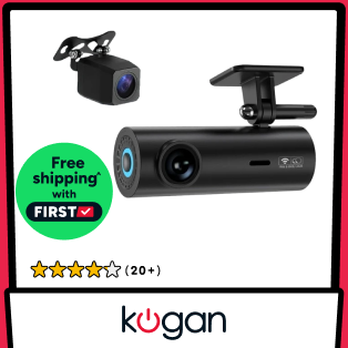 Kogan 4K Hidden Dual Channel Car Dash Camera - Front and Rear Product Image