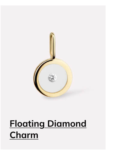 Floaring Diamond Charm