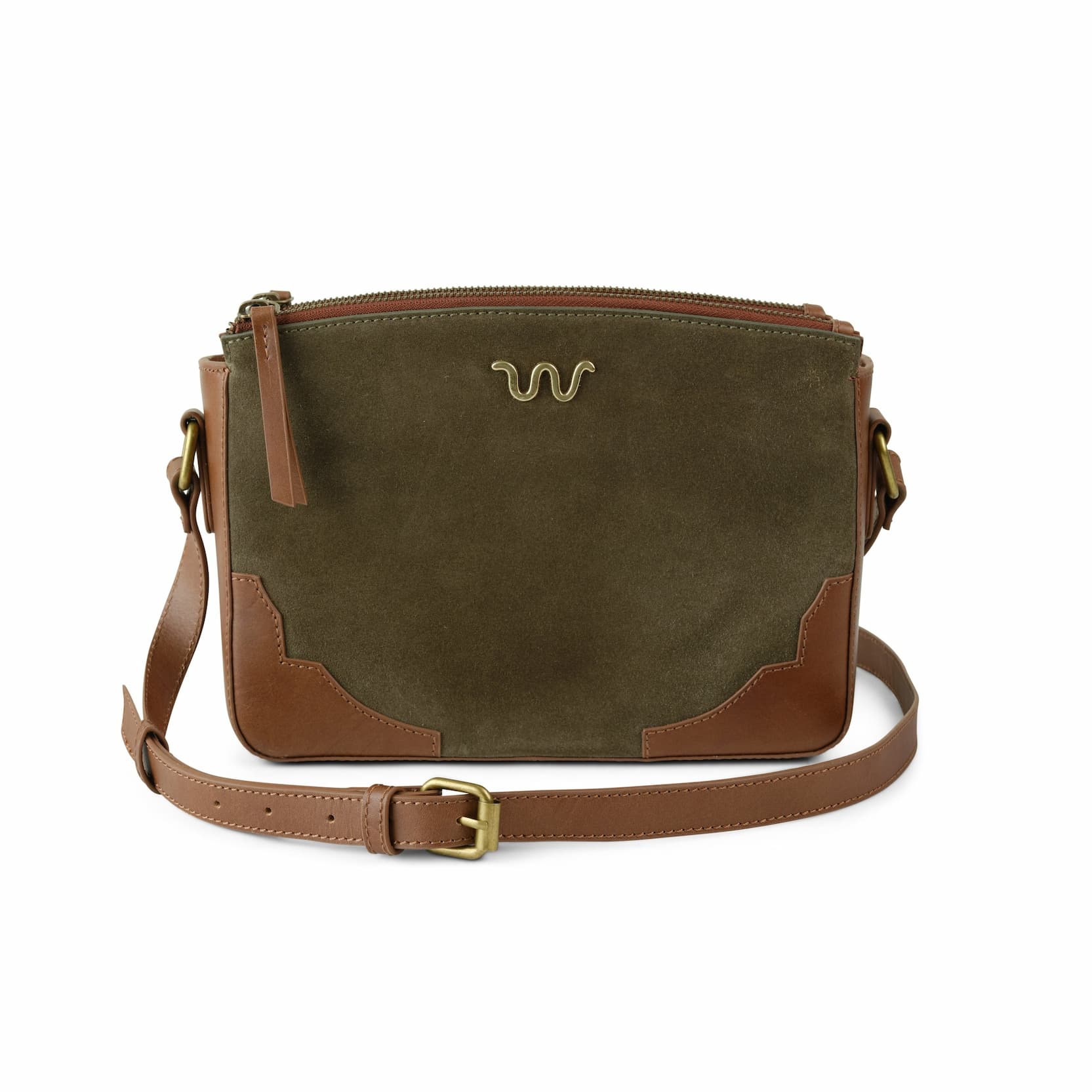 Legacy Leather Crossbody - Olive