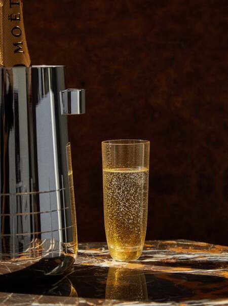 Aliseo Hand-Blown Murano Glass Champagne Flute