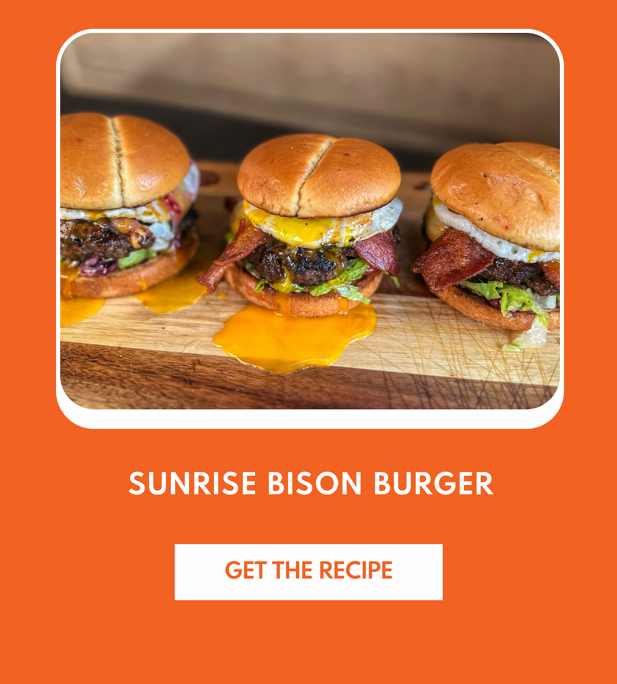 Sunrise Bison Burger