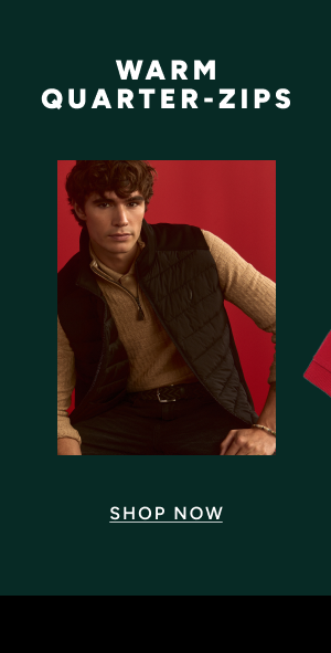 Warm Quarter-Zips Shop Now