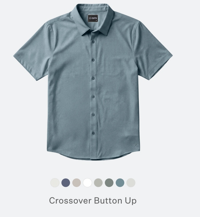 Crossover Button Up