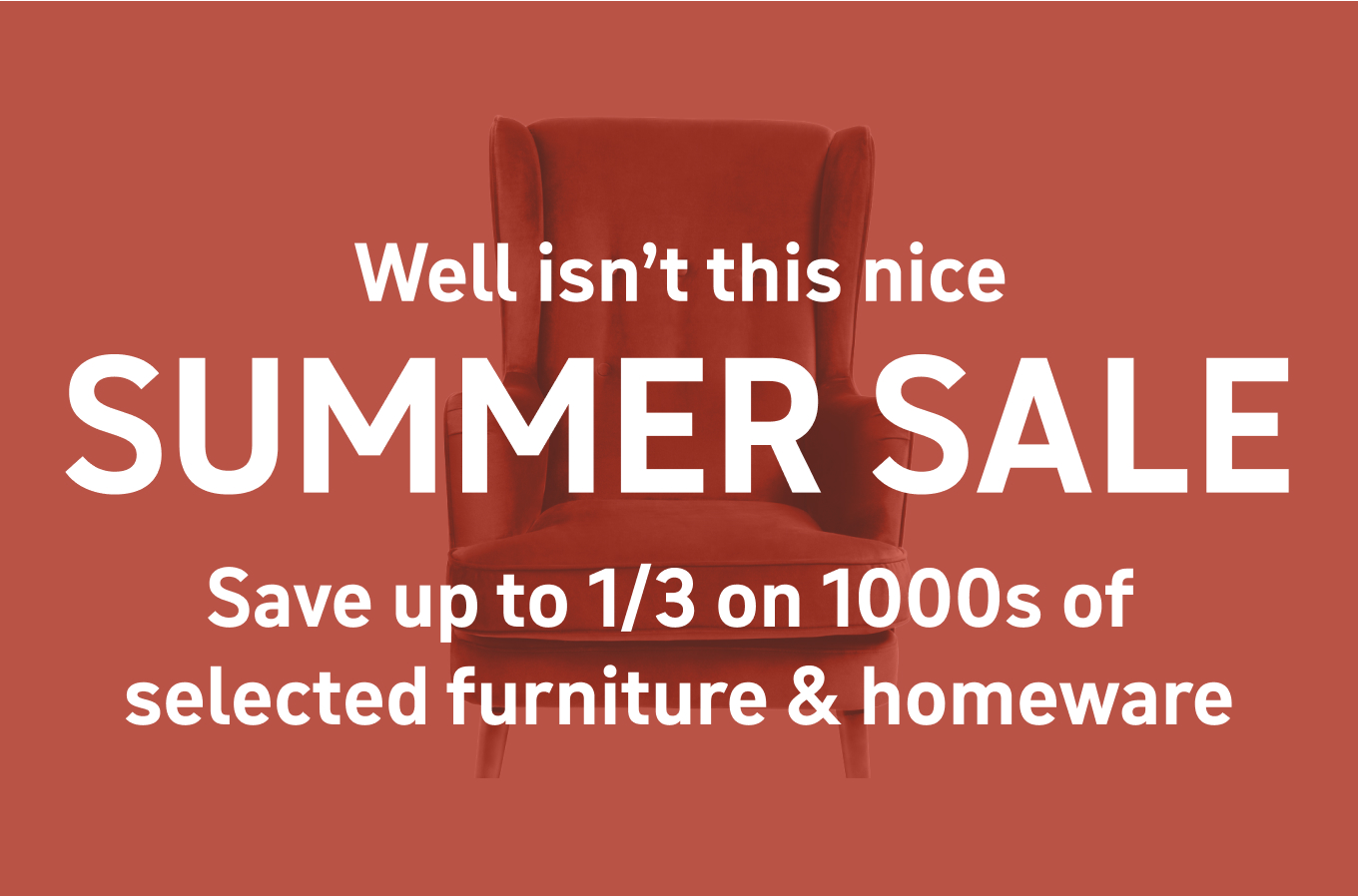 Well isn't this nice SUMMER SALE