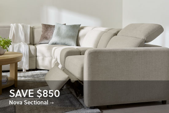 Save $850 on Nova Sectional - Shop Now