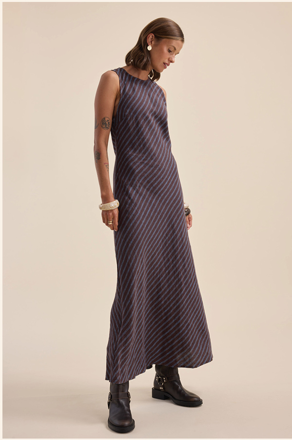 Athena Bias Cut Dress