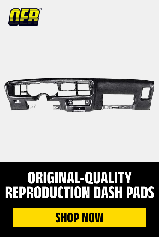Original-Quality Reproduction Dash Pads