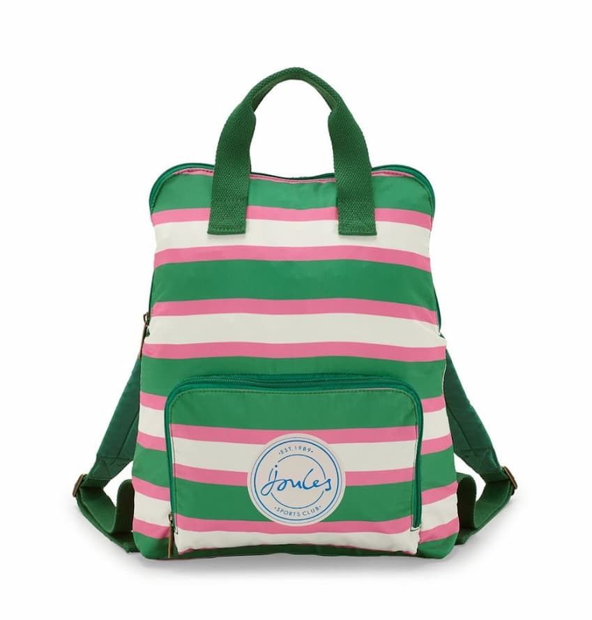 Joules Packaway Stripe Backpack