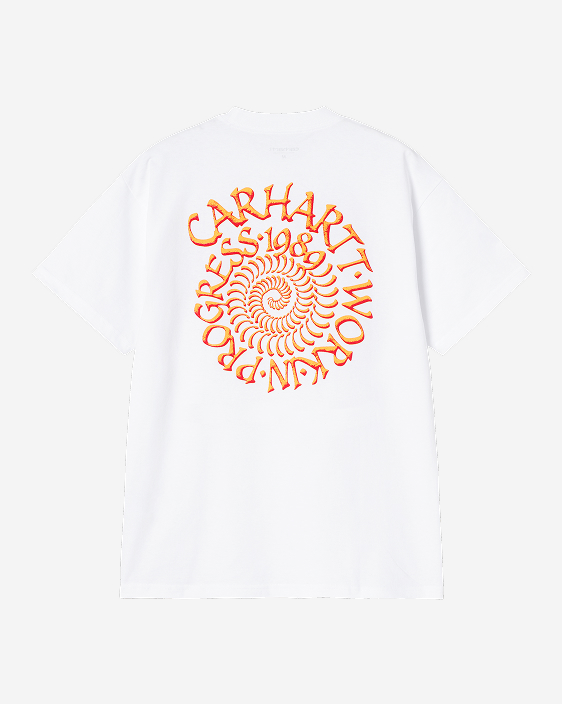 Carhartt WIP Spirals T-Shirt | White