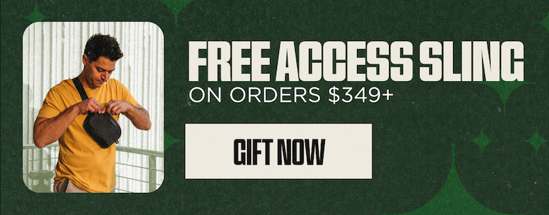 Holiday Sale logo in gold with green background and starbursts
