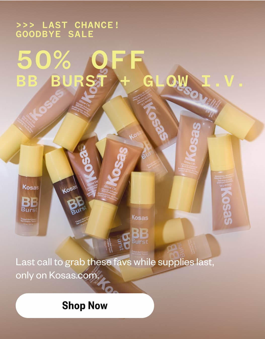 Last call to grab these favs while supplies last, only on Kosas.com