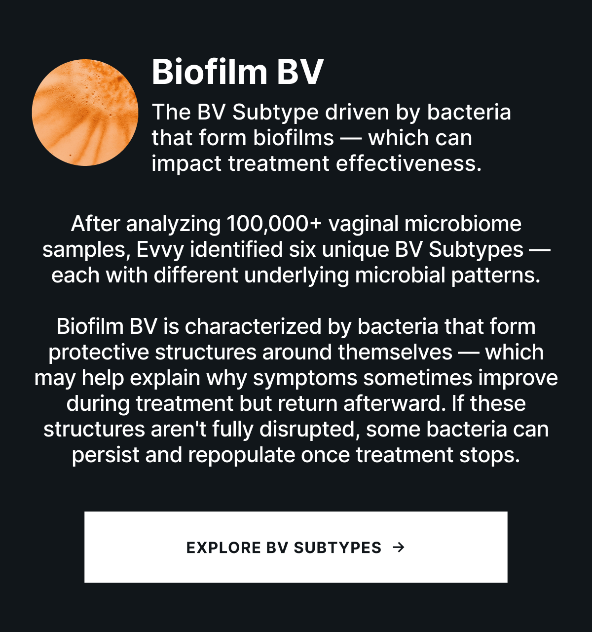 Explore BV Subtypes
