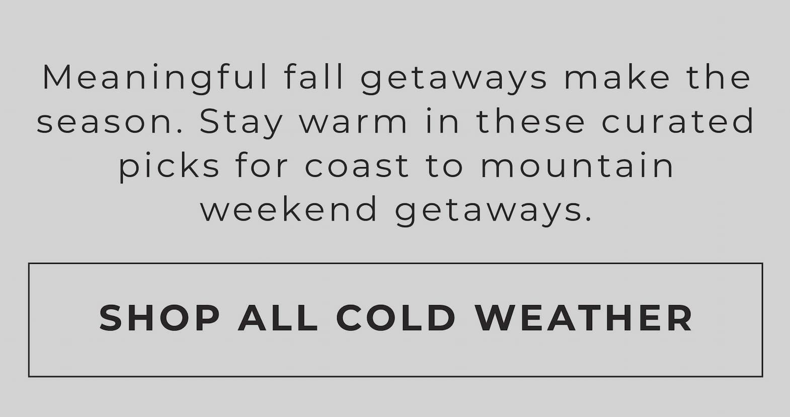 Shop All Cold Weather