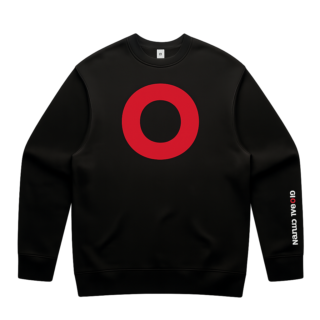 GC Red O Unisex Relaxed Crewneck