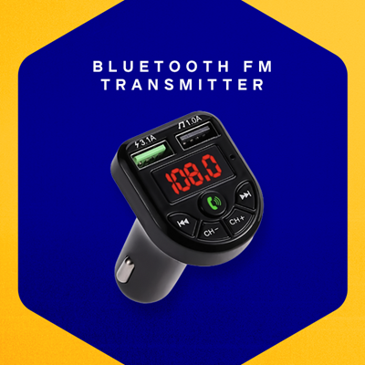 Elevate your driving experience with our Bluetooth FM Transmitter. Stay connected and safe on the road by effortlessly making and receiving calls through your car's sound system. Enjoy crystal-clear conversations while keeping your hands on the wheel